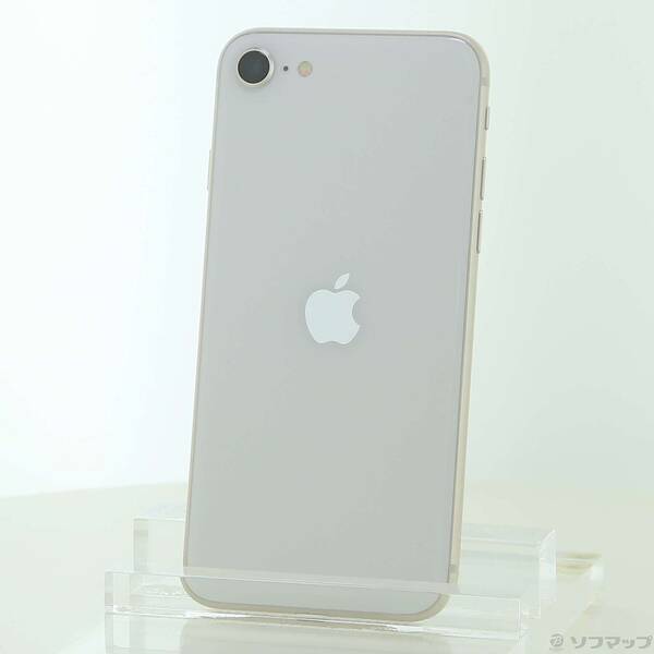 【中古】Apple(アップル) iPhone SE 第3世代 64GB スターライト MMYD3J／A SIMフリー 【262-ud】