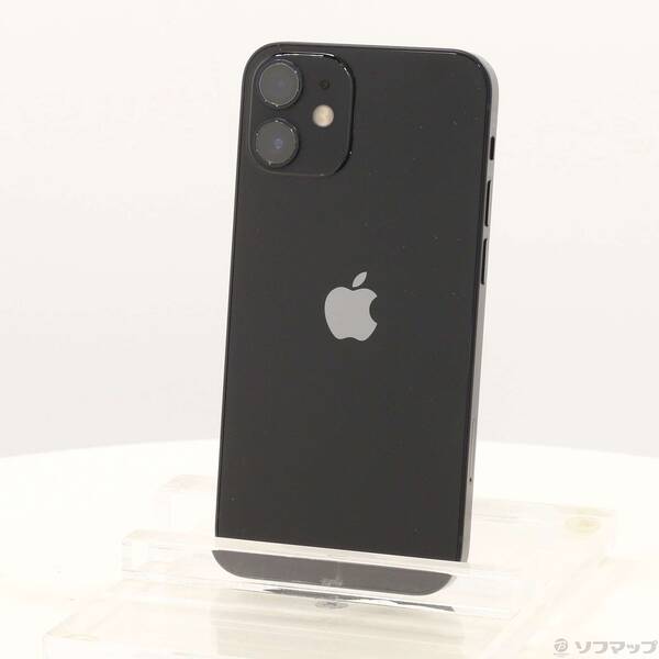 【中古】Apple(アップル) iPhone12 mini 128GB ブラック MGDJ3J／A SIMフリー 【247-ud】
