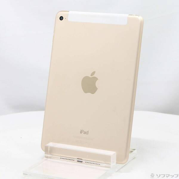 【中古】Apple(アップル) iPad mini 4 128GB ゴールド MK782J／A SIMフリー 【305-ud】