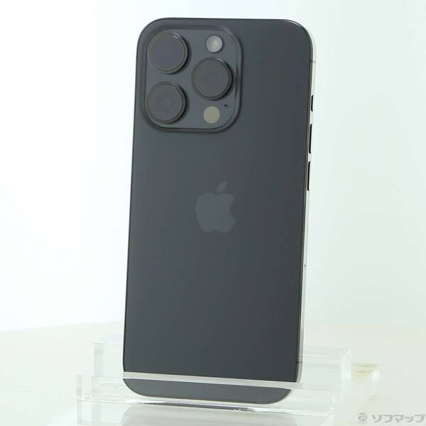 【中古】Apple(アップル) iPhone15 Pro 1TB ブラックチタニウム MTUQ3J/A SIMフリー 【262-ud】