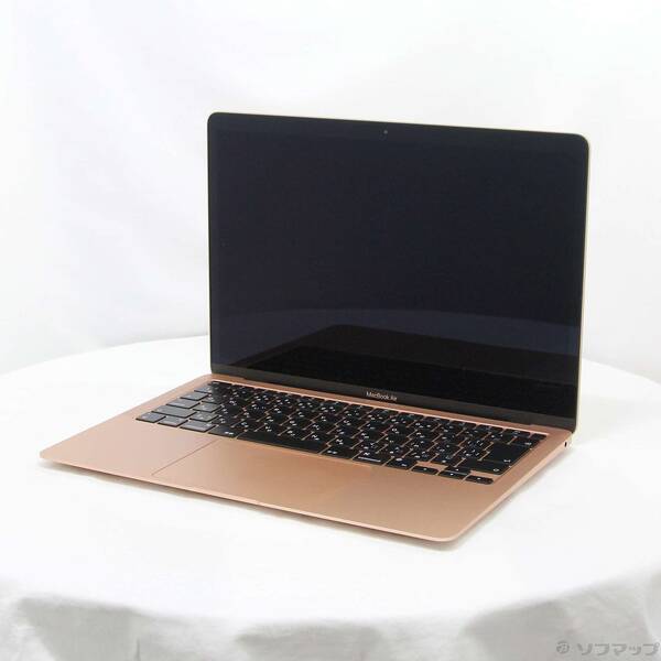 【中古】Apple(アップル) MacBook Air 13.3-inch Late-2020 MGNE3J／A Apple M1 8コアCPU_8コアGPU 8GB SSD512GB ゴールド 〔26.3 Tahoe〕 【262-ud】
