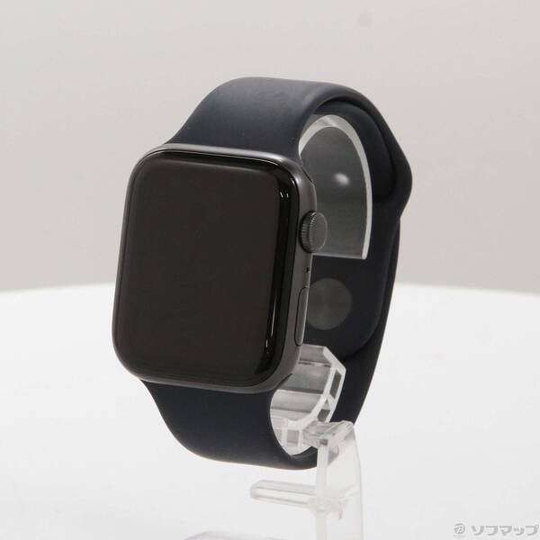 【中古】Apple(アップル) Apple Watch SE 第1時人 GPS 44粍 スペースグレイアルミニウムケース 夜夜中運動競技ダンス楽隊 【377-ud】