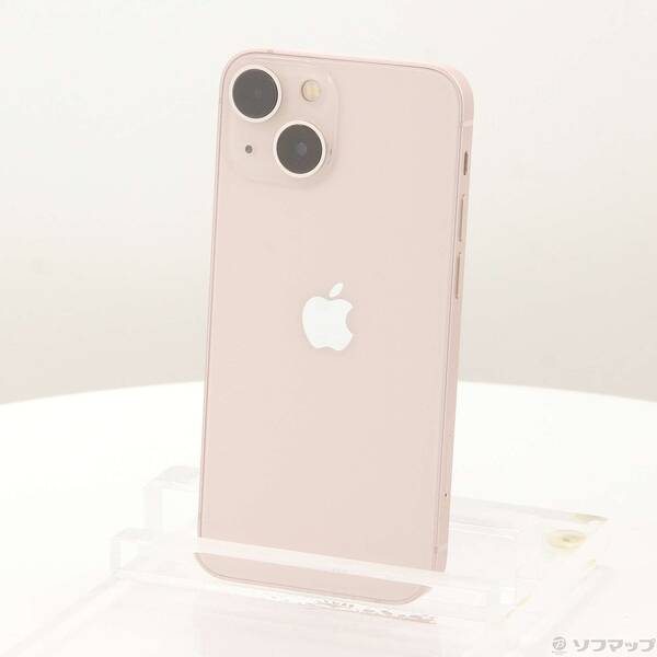 【中古】Apple(アップル) iPhone13 mini 128GB ピンク MLJF3J／A SIMフリー 【247-ud】