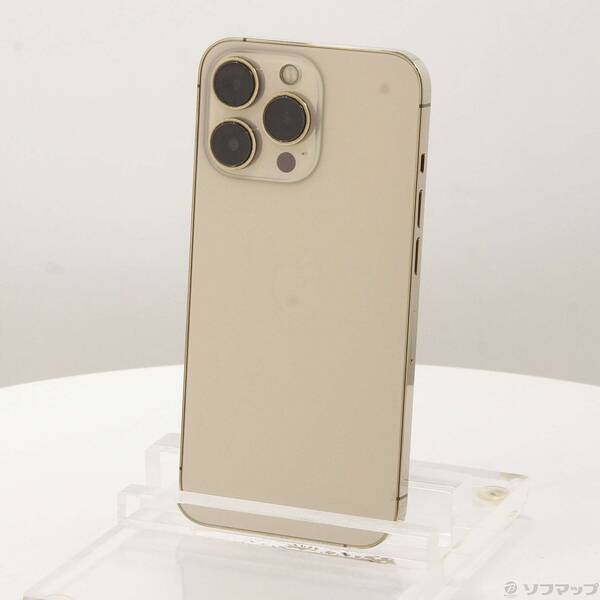 【中古】Apple(アップル) iPhone13 Pro 128GB ゴールド MLUH3J／A SIM無償性 【247-ud】 スマートフォン本体-スマートフォン・タブレット