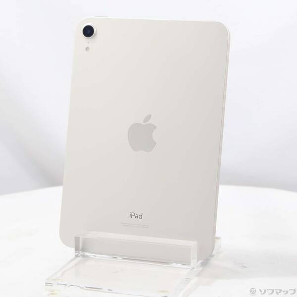 【中古】Apple(アップル) iPad mini 第6世代 64GB スターライト MK7P3J／A Wi-Fi 【258-ud】