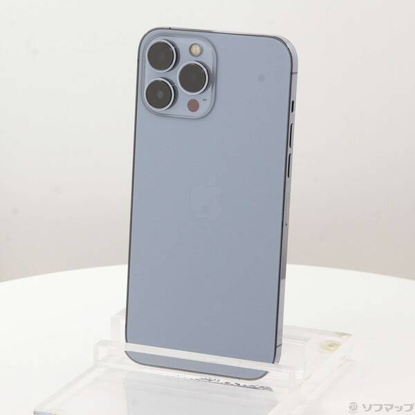 【中古】Apple(アップル) iPhone13 Pro Max 256GB シエラブルー MLJD3J／A SIMフリー 【247-ud】