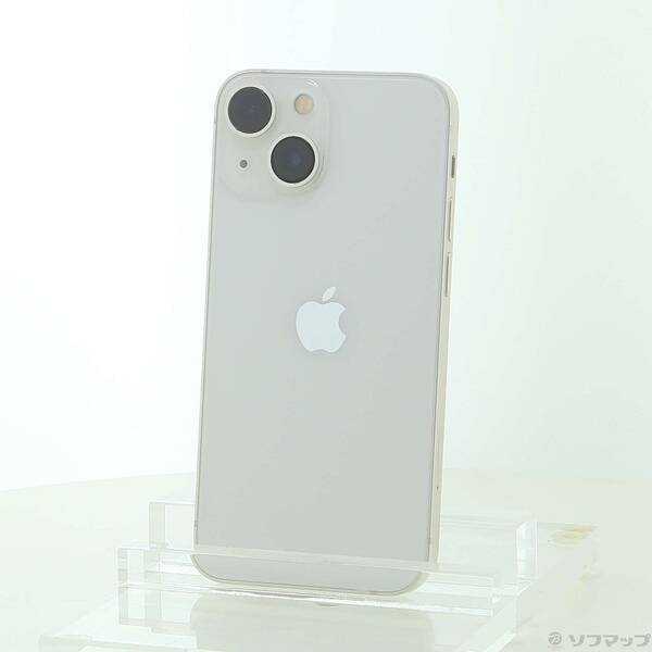 【中古】Apple(アップル) iPhone13 mini 128GB スターライト MLJE3J／A SIMフリー 【262-ud】