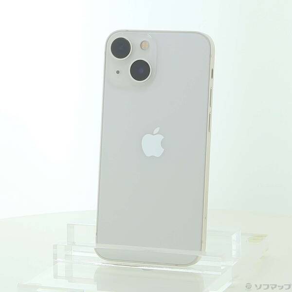 【中古】Apple(アップル) iPhone13 mini 128GB スターライト MLJE3J／A SIMフリー 【262-ud】