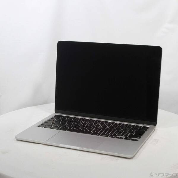 【中古】Apple(アップル) 〔展示品〕 MacBook Air 13.6-inch Early-2025 MW0W3J／A Apple M4 10コアCPU_8コアGPU 16GB SSD256GB シルバー 〔26.3 Tahoe〕 【258-ud】