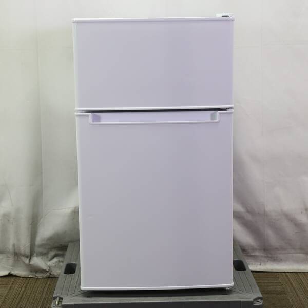 【中古】ORIGINAL BASIC 〔展示品〕 冷蔵庫 ホワイト BR-85A-W ［幅47.4cm ／85L ／2ドア ／右開きタイプ ／2021年］ 【398-ud】
