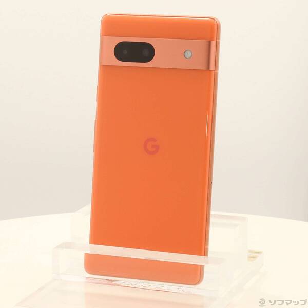 【中古】GOOGLE(グーグル) Google Pixel 7a 128GB コーラル GA04438-JP SIMフリー 【371-ud】