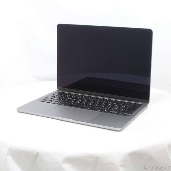 【中古】Apple(アップル) MacBook Air 13.6-inch Mid-2022 MLXW3J／A Apple M2 8コアCPU_8コアGPU 8GB SSD256GB スペースグレイ 〔26.3 Tahoe〕 【352-ud】