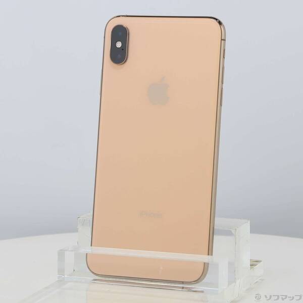 【中古】Apple(アップル) iPhoneXS Max 64GB ゴールド MT6T2J／A SIMフリー 【276-ud】