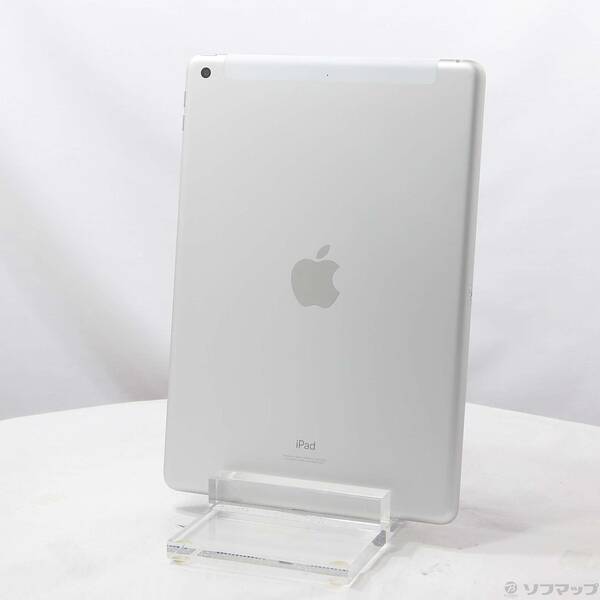 【中古】Apple(アップル) iPad 第9時人 64GB しろがね色 MK493J／A au鍵を掛ける取りけすSIM無償性 【368-ud】