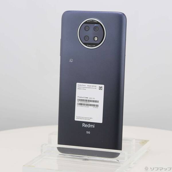 【中古】Xiaomi(シャオミ) Redmi Note 9T 64GB ナイトフォールブラック A001XM SoftBank 【368-ud】