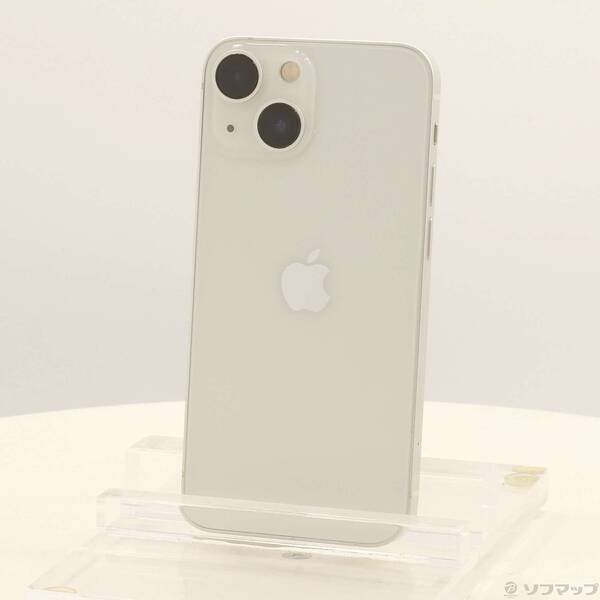 【中古】Apple(アップル) iPhone13 mini 256GB スターライト MLJK3J／A SIMフリー 【262-ud】