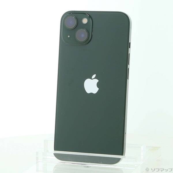 【中古】Apple(アップル) iPhone13 128GB グリーン MNGG3J／A SIMフリー 【247-ud】