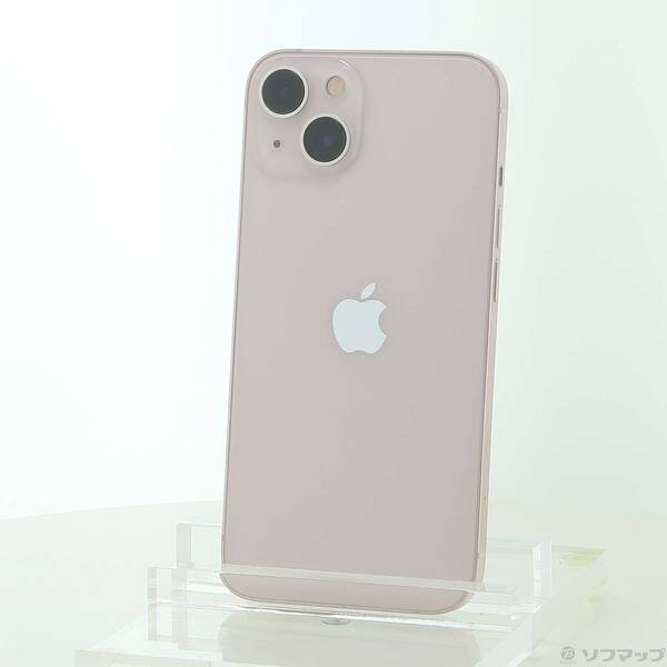 【中古】Apple(アップル) iPhone13 128GB ピンク MLNE3J／A SIMフリー 【247-ud】