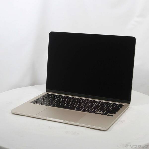 【中古】Apple(アップル) MacBook Air 13.6-inch Early-2024 MXCU3J/A Apple M3 8コアCPU_10コアGPU 16GB SSD512GB スターライト 〔26.3 Tahoe〕 【344-ud】