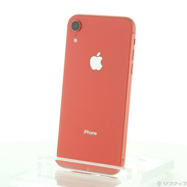 【中古】Apple(アップル) iPhoneXR 128GB コーラル MT0T2J/A SoftBank 【344-ud】