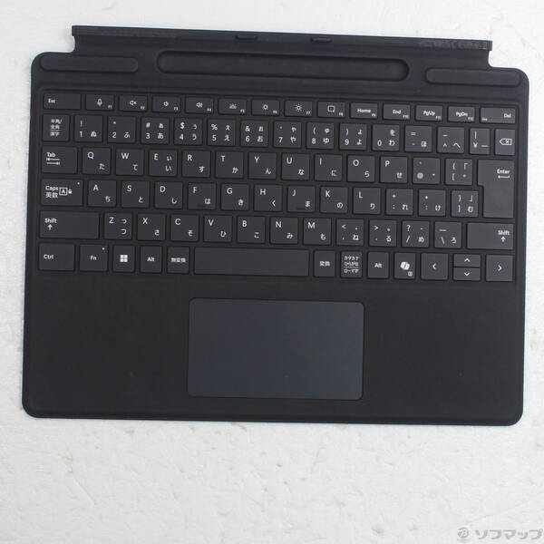 【中古】Microsoft(マイクロソフト) 〔見せびらかす品〕 Surface Pro 13in 鍵盤 (書き込み納める付き添い人／か細い書き込み付き添い人) 黒いこと EP2-00194 【276-ud】