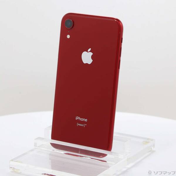 【中古】Apple(アップル) iPhoneXR 128GB プロダクトレッド MT0N2J／A SoftBank 【276-ud】