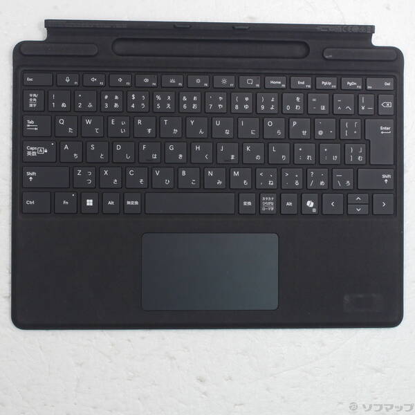 【中古】Microsoft(マイクロソフト) 〔見せびらかす品〕 Surface Pro 13in 鍵盤 (書き込み納める付き添い人／か細い書き込み付き添い人) 黒いこと EP2-00194 【368-ud】