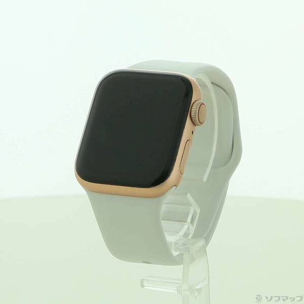 【中古】Apple(アップル) Apple Watch Series 5 GPS + Cellular 40粍 ゴールドアルミニウムケース 白いこと運動競技ダンス楽隊 【368-ud】