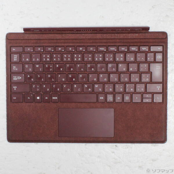 【中古】Microsoft(マイクロソフト) Surface Pro Signature Type Cover FFP-00059 バーガンディ 【344-ud】