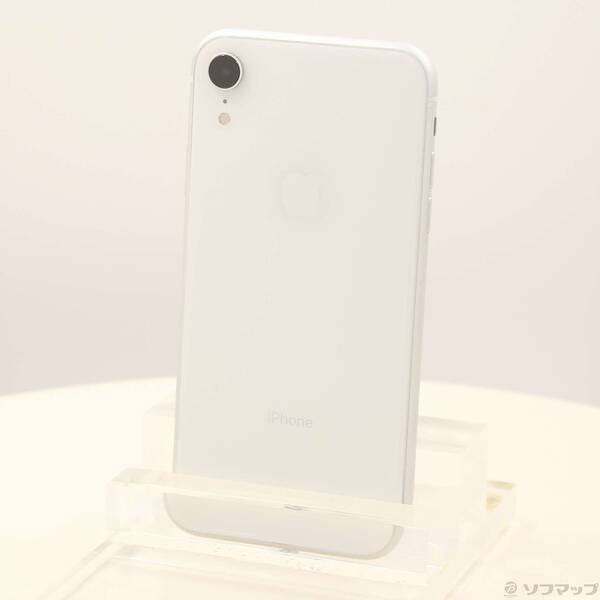 【中古】Apple(アップル) iPhoneXR 128GB ホワイト NT0J2J／A SoftBank 【269-ud】