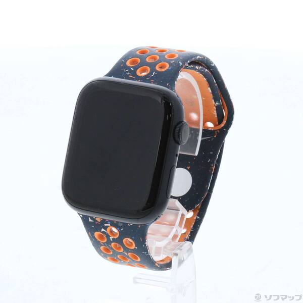 【中古】Apple(アップル) Apple Watch Series 9 GPS 45mm ミッドナイトアルミニウムケース ブルーフレームNikeスポーツバンド 【344-ud】｜ソフマップ中古専門店