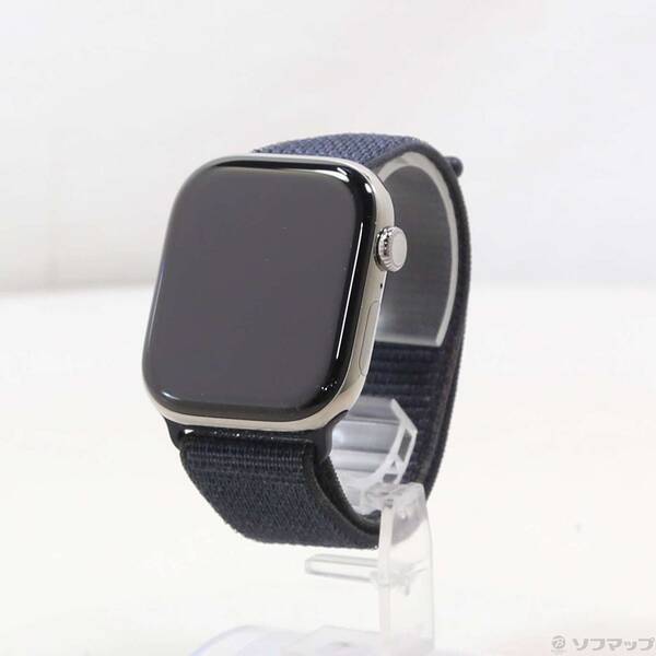 【中古】Apple(アップル) Apple Watch Series 10 GPS + Cellular 46粍 チタニウム容れもの インキ運動競技繰り返し 【305-ud】