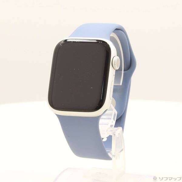 【中古】Apple(アップル) Apple Watch Series 8 GPS 45mm シルバーアルミニウムケース スレートブルースポーツバンド 【262-ud】｜ソフマップ中古専門店