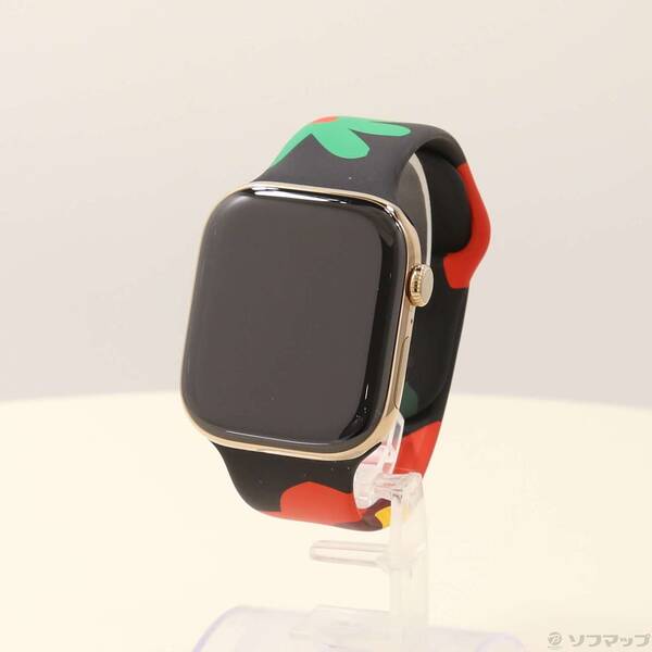【中古】Apple(アップル) Apple Watch Series 10 GPS + Cellular 46粍 ゴールドチタニウムケース Black Unity運動競技ダンス楽隊 ユニティブルーム 【262-ud】