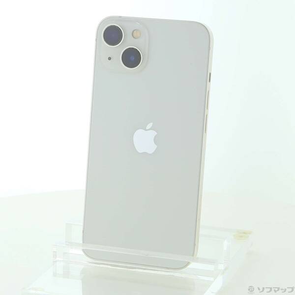 【中古】Apple(アップル) iPhone13 256GB スターライト MLNJ3J／A SIMフリー 【196-ud】