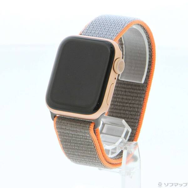 【中古】Apple(アップル) Apple Watch Series 5 GPS 40粍 ゴールドアルミニウムケース ヴィタミンC運動競技繰り返し 【344-ud】