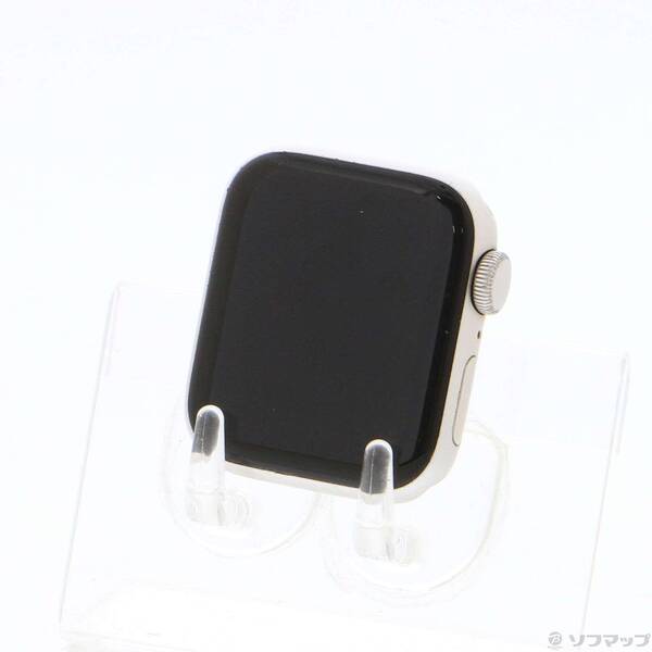 【中古】Apple(アップル) Apple Watch SE 第2時人 GPS 40粍 スターライトアルミニウムケース ダンス楽隊絶無 【352-ud】
