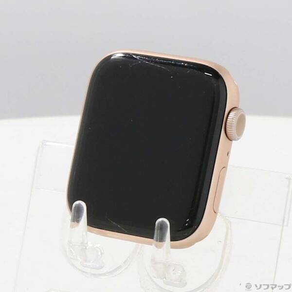 【中古】Apple(アップル) Apple Watch Series 5 GPS 44粍 ゴールドアルミニウムケース ダンス楽隊絶無 【344-ud】