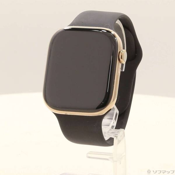 【中古】Apple(アップル) Apple Watch Series 10 GPS + Cellular 46mm ゴールドチタニウムケース ブラックスポーツバンド 【344-ud】｜ソフマップ中古専門店