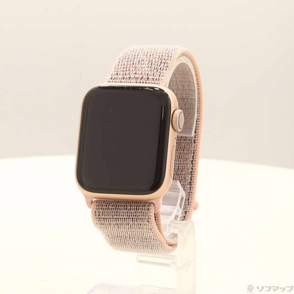 【中古】Apple(アップル) Apple Watch Series 4 GPS 40粍 ゴールドアルミニウムケース ピンクサンドスポーツループ 【349-ud】
