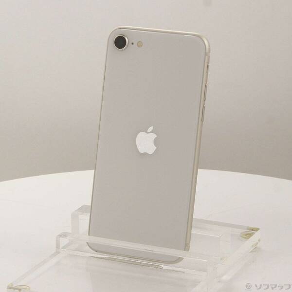 【中古】Apple(アップル) iPhone SE 第3世代 64GB スターライト MMYD3J/A SIMフリー 【297-ud】