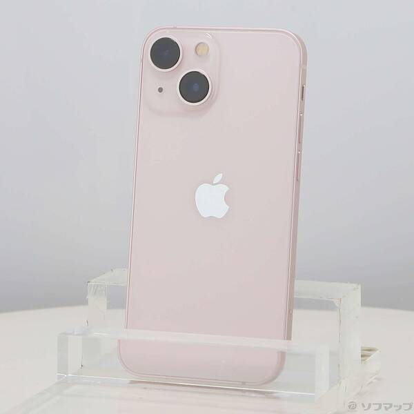 【中古】Apple(アップル) iPhone13 mini 256GB ピンク MLJL3J／A SIMフリー 【258-ud】