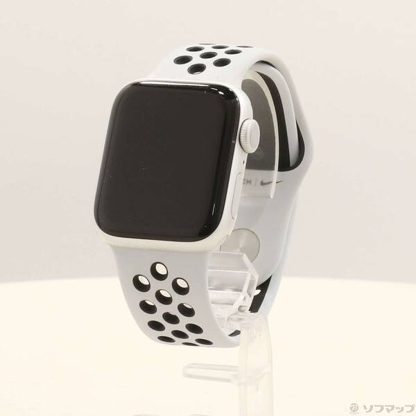 【中古】Apple(アップル) Apple Watch Series 5 Nike GPS 40粍 シルバーアルミニウムケース ピュアプラチナム／黒いことNike運動競技ダンス楽隊 【377-ud】