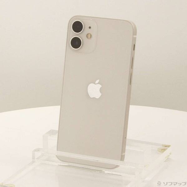 【中古】Apple(アップル) iPhone12 mini 64GB ホワイト MGA63J/A SIMフリー 【262-ud】
