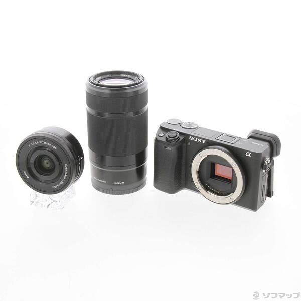 【中古】SONY(ソニー) α6400 ILCE-6400Y ダブルズームレンズキット 黒いこと 【348-ud】