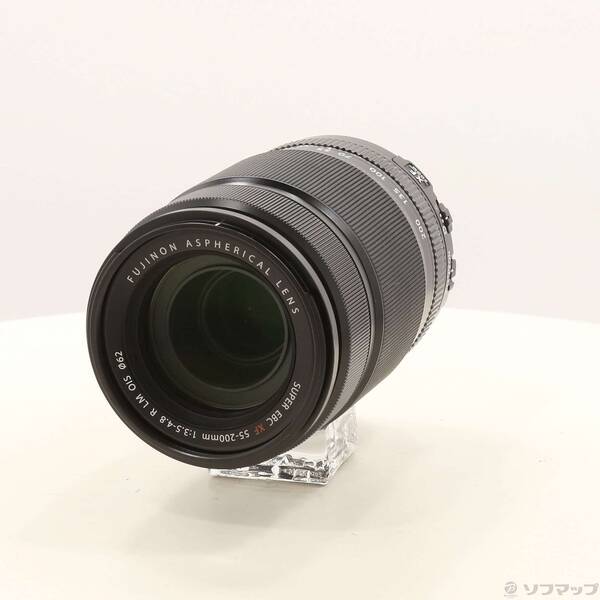 【中古】富士フイルム(FUJIFILM) XF 55-200粍 F3.5-4.8 R LM OIS 黒いこと 【262-ud】