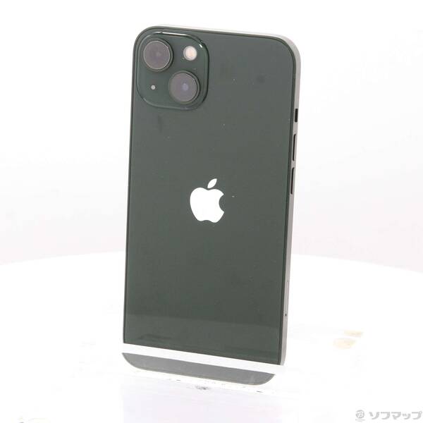 【中古】Apple(アップル) iPhone13 256GB グリーン MNGH3J／A SIMフリー 【377-ud】