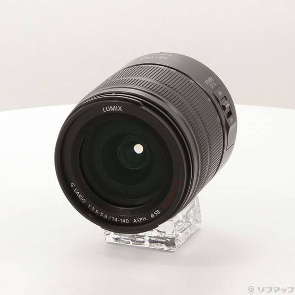 【中古】Panasonic(パナソニック) LUMIX G VARIO 14-140粍／F3.5-5.6 II ASPH.／POWER O.I.S. H-FSA14140 【198-ud】
