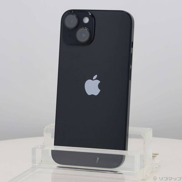 【中古】Apple(アップル) iPhone14 128GB ミッドナイト MPUD3J／A SIMフリー 【258-ud】
