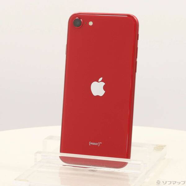 【中古】Apple(アップル) iPhone SE 第2世代 64GB プロダクトレッド MHGR3J／A SIMフリー 【258-ud】